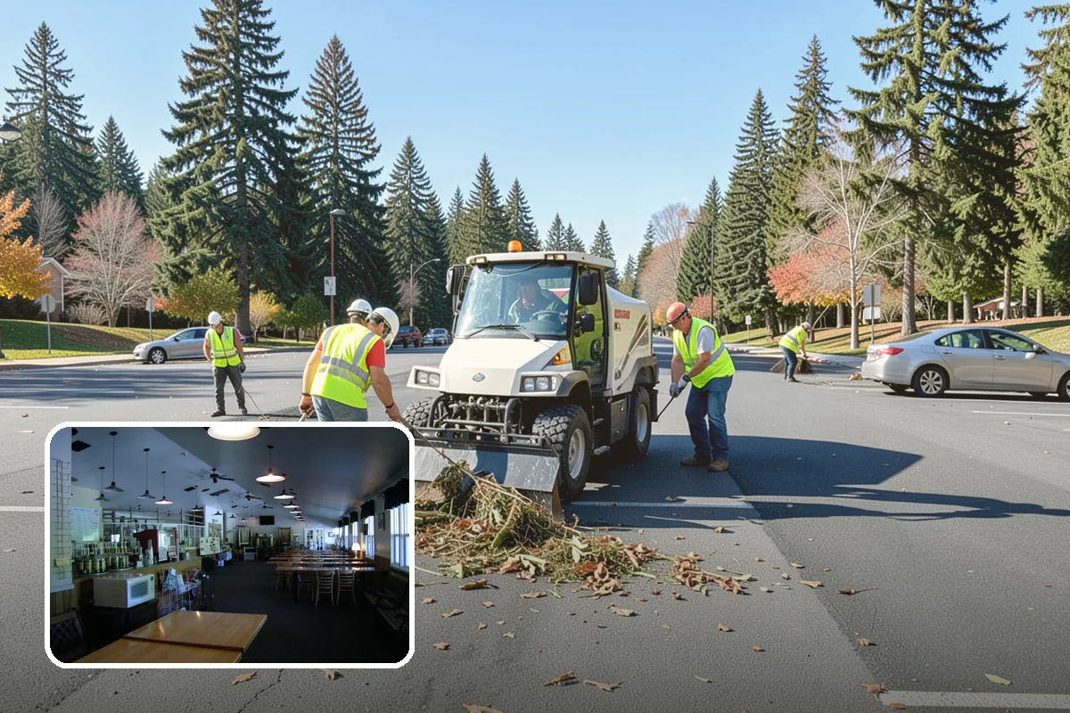 Holiday Tree Recycling in Black Diamond, King County, WA - Trees diverted from landfill