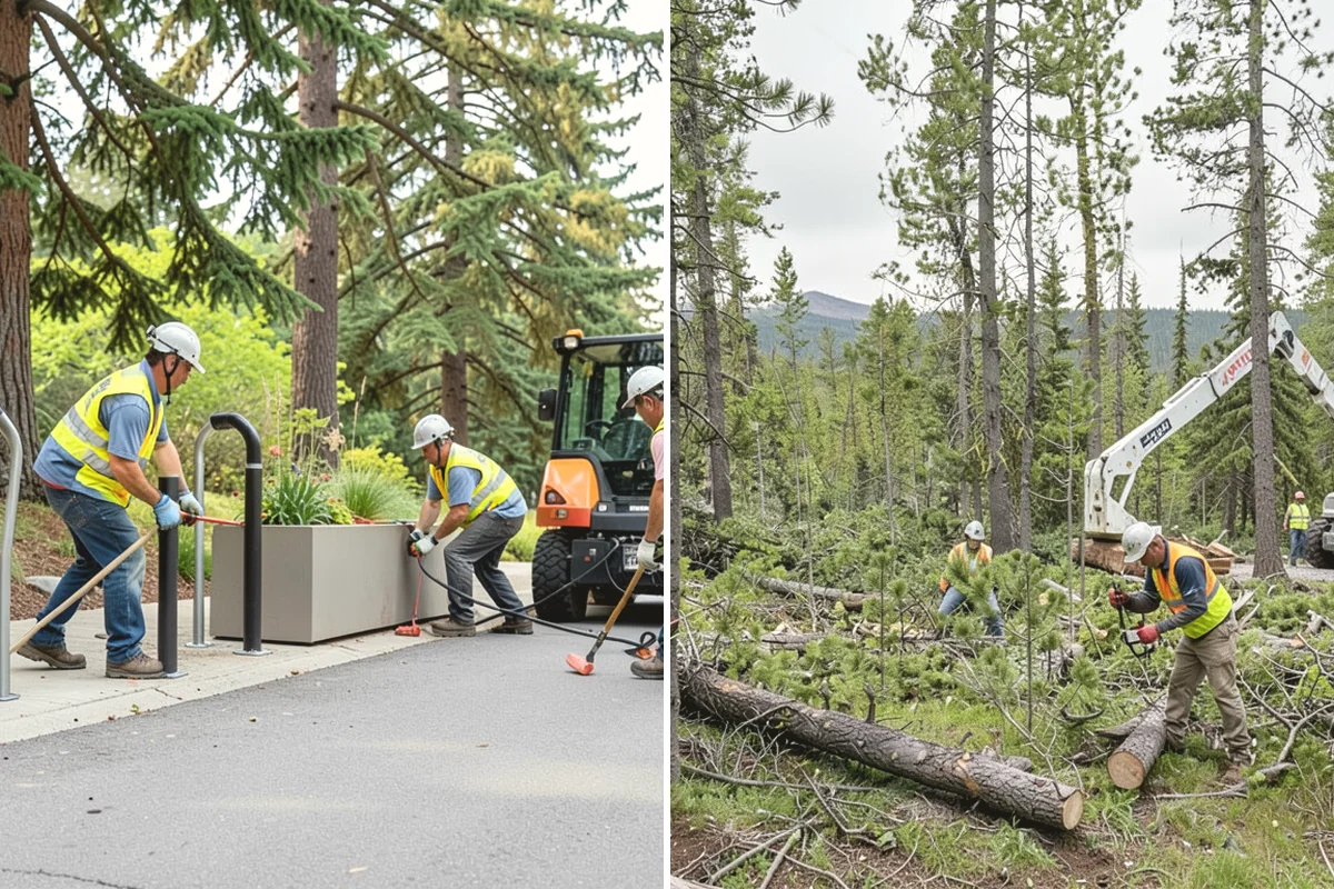 Holiday Tree Recycling in Black Diamond, King County, WA - Set collection points or a pickup window