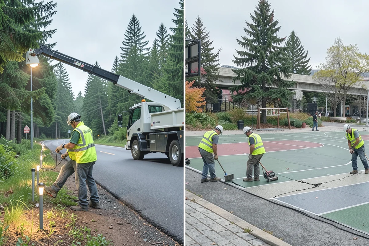 Holiday Tree Recycling in Bonney Lake, Pierce County, WA - Set collection points or a pickup window