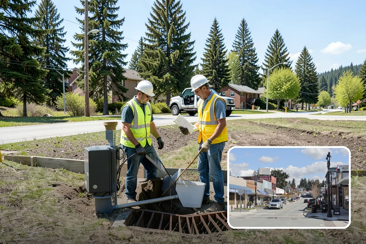 Holiday Tree Recycling in Bothell, King County, WA - Trees diverted from landfill