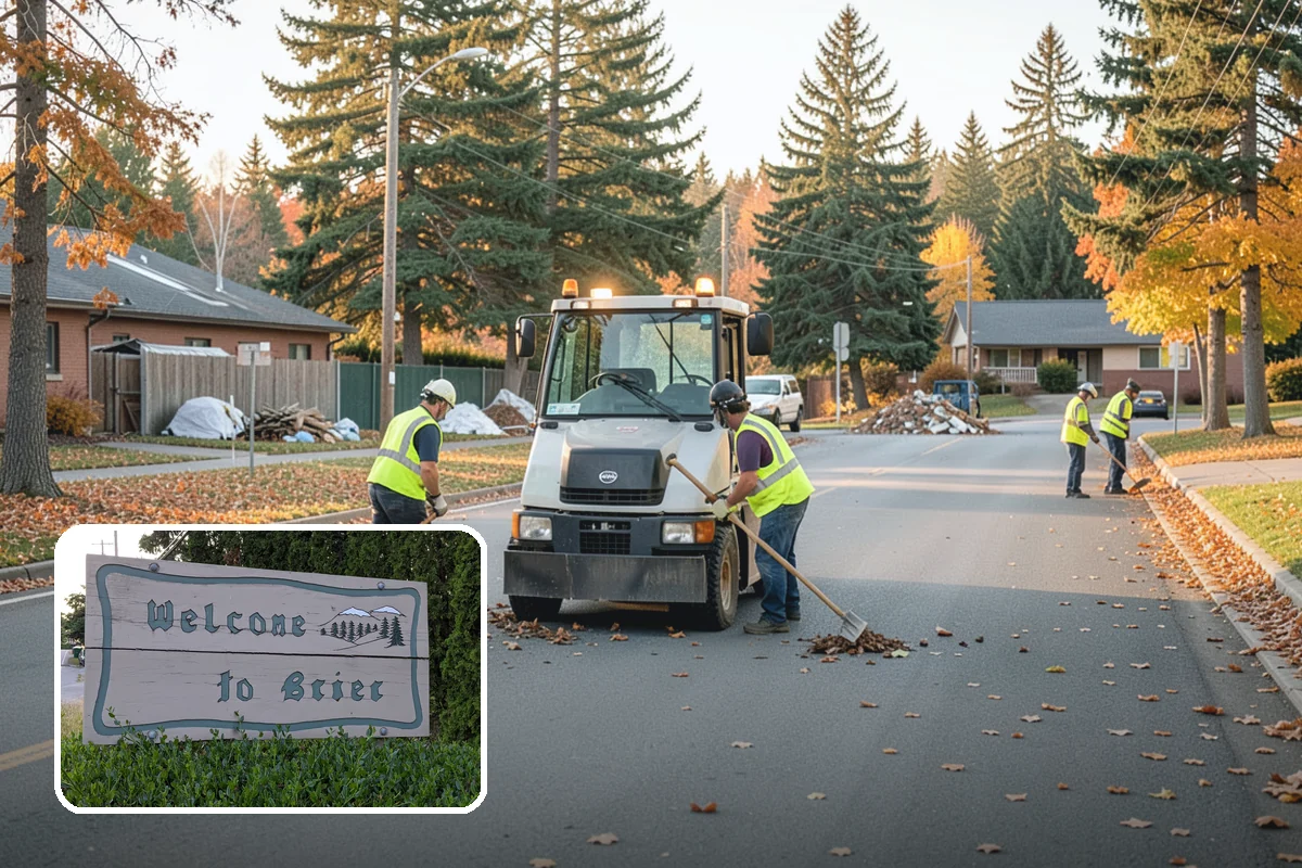 Holiday Tree Recycling in Brier, Snohomish County, WA - Trees diverted from landfill