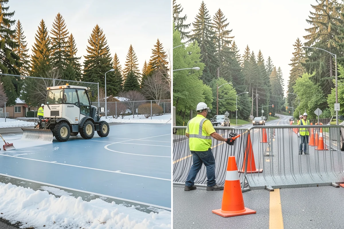 Holiday Tree Recycling in Burien, King County, WA - Set collection points or a pickup window