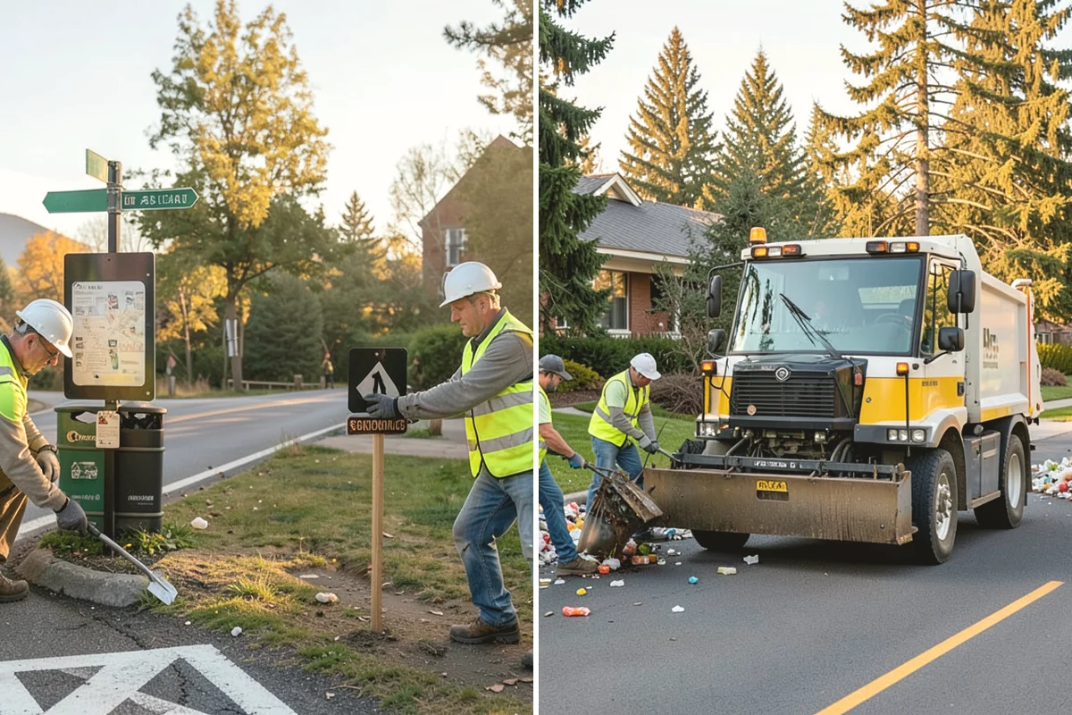 Holiday Tree Recycling in Burlington, Skagit County, WA - Set collection points or a pickup window