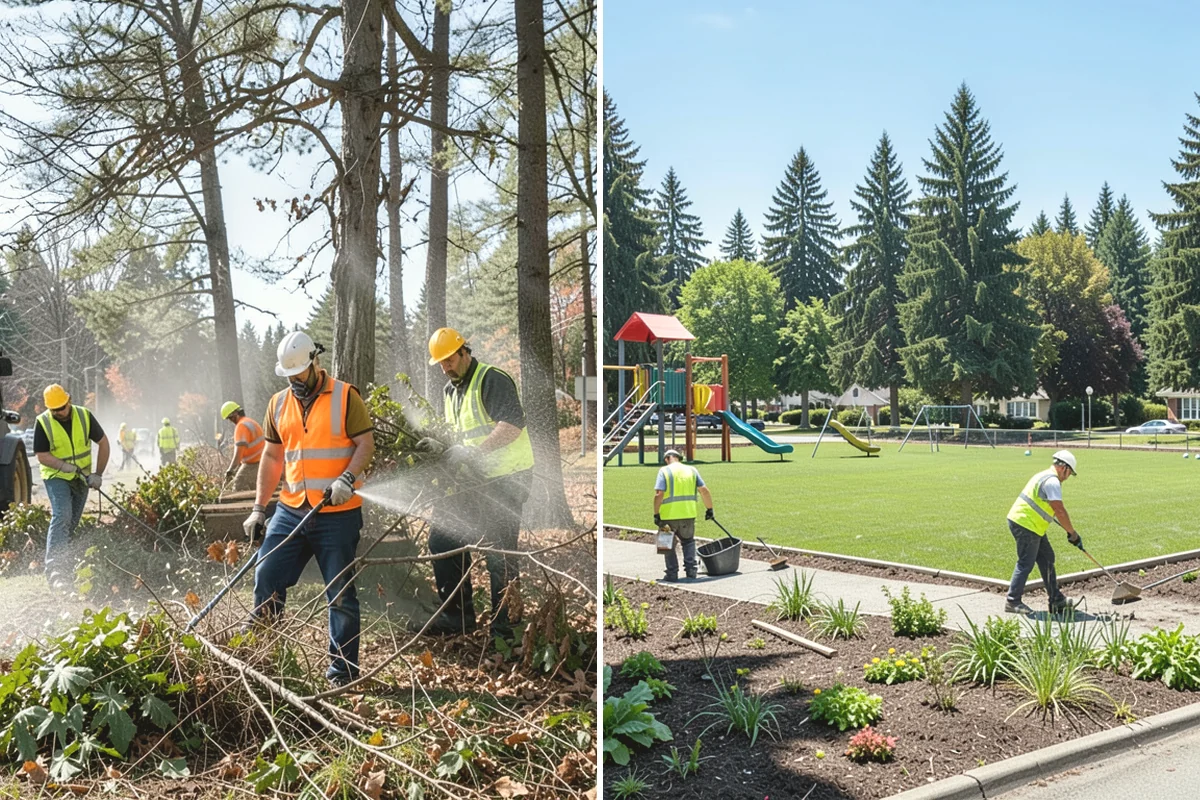 Holiday Tree Recycling in Covington, King County, WA - Set collection points or a pickup window
