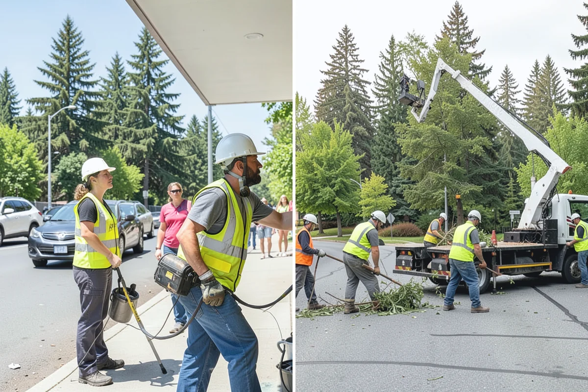 Holiday Tree Recycling in Des Moines, King County, WA - Set collection points or a pickup window
