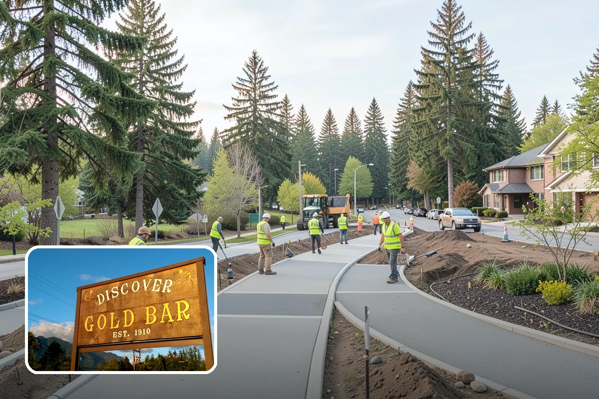 Holiday Tree Recycling in Gold Bar, Snohomish County, WA - Trees diverted from landfill