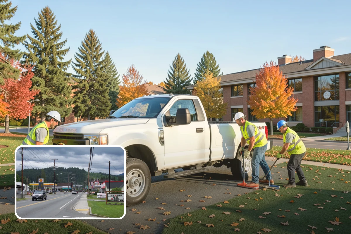 Holiday Tree Recycling in Granite Falls, Snohomish County, WA - Trees diverted from landfill