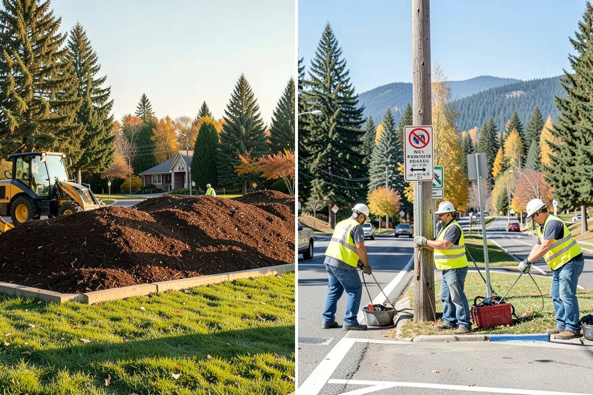 Holiday Tree Recycling in Kenmore, King County, WA - Set collection points or a pickup window