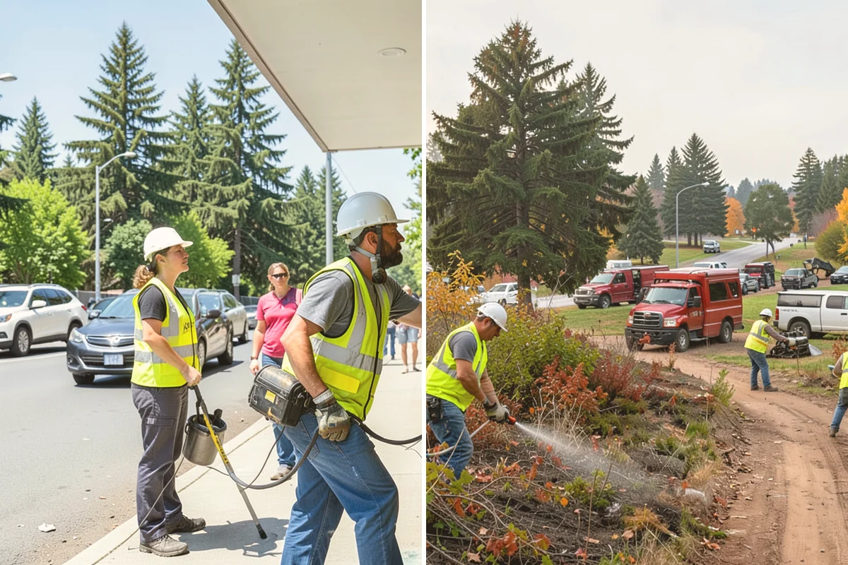 Holiday Tree Recycling in Lynnwood, Snohomish County, WA - Set collection points or a pickup window