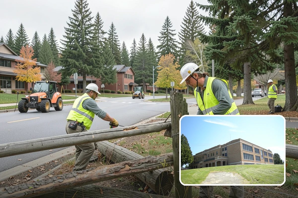 Holiday Tree Recycling in Maple Valley, King County, WA - Trees diverted from landfill