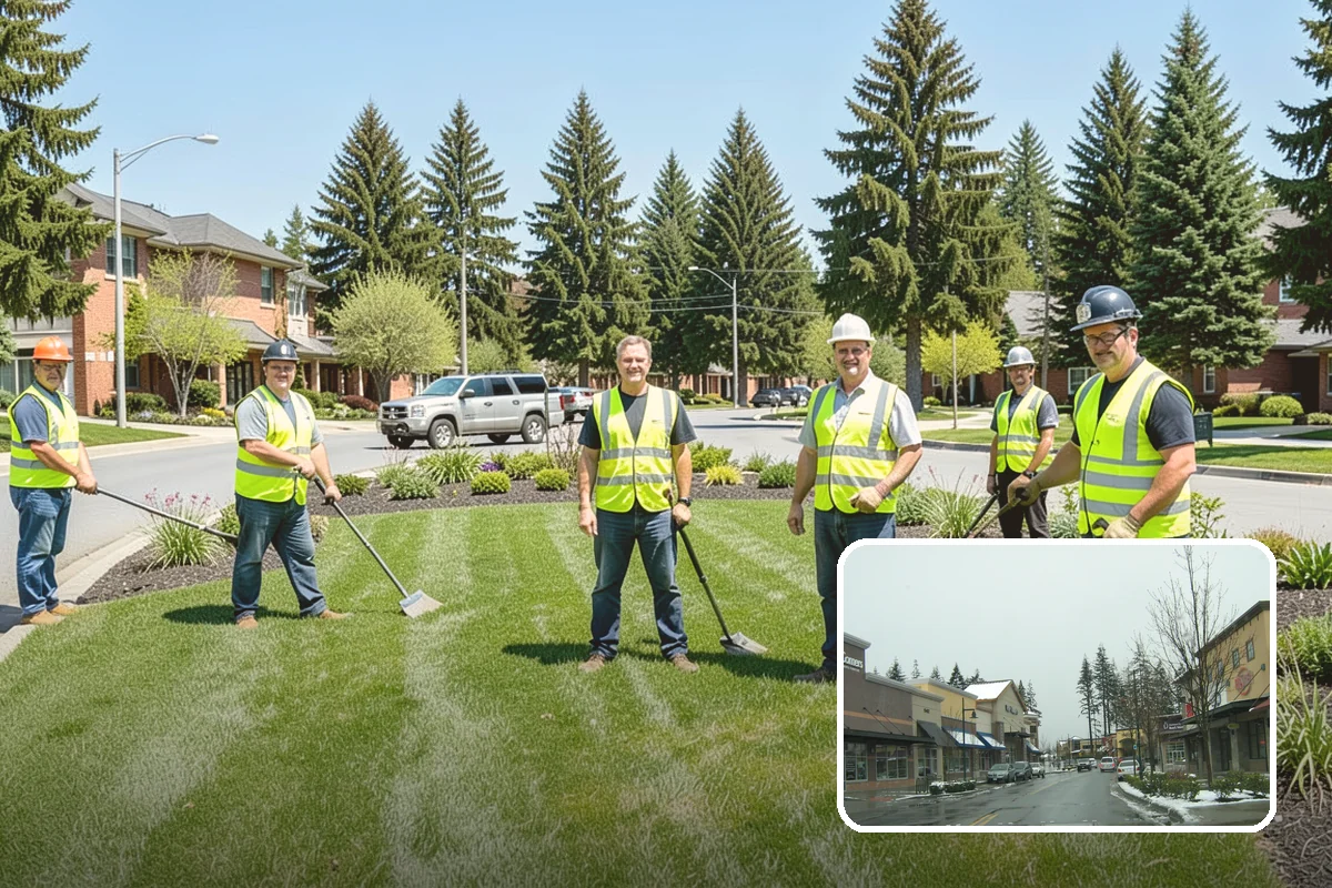 Holiday Tree Recycling in Mill Creek, Snohomish County, WA - Trees diverted from landfill