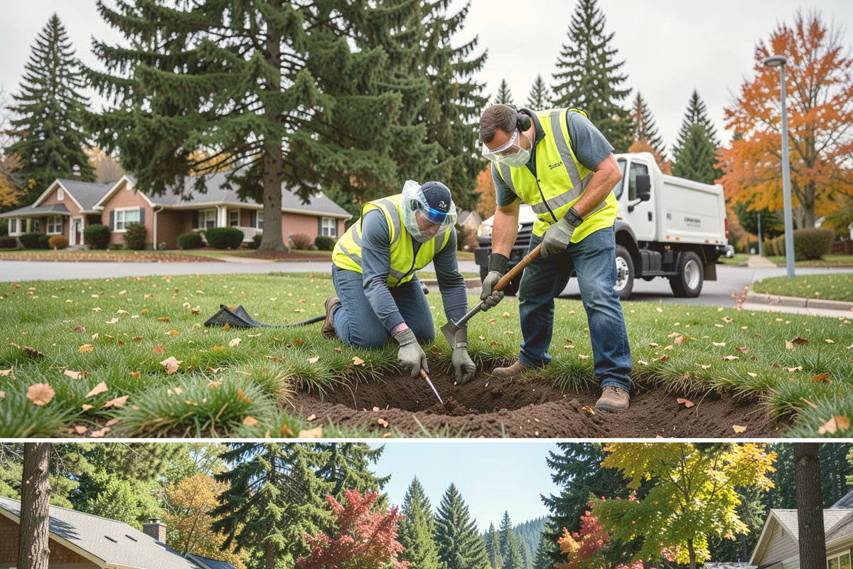 Holiday Tree Recycling in Orting, Pierce County, WA - The program runs in the weeks following the winter holidays, typically through January.