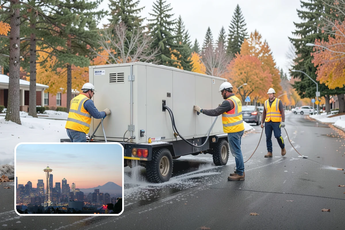 Holiday Tree Recycling in Seattle, King County, WA - Trees diverted from landfill