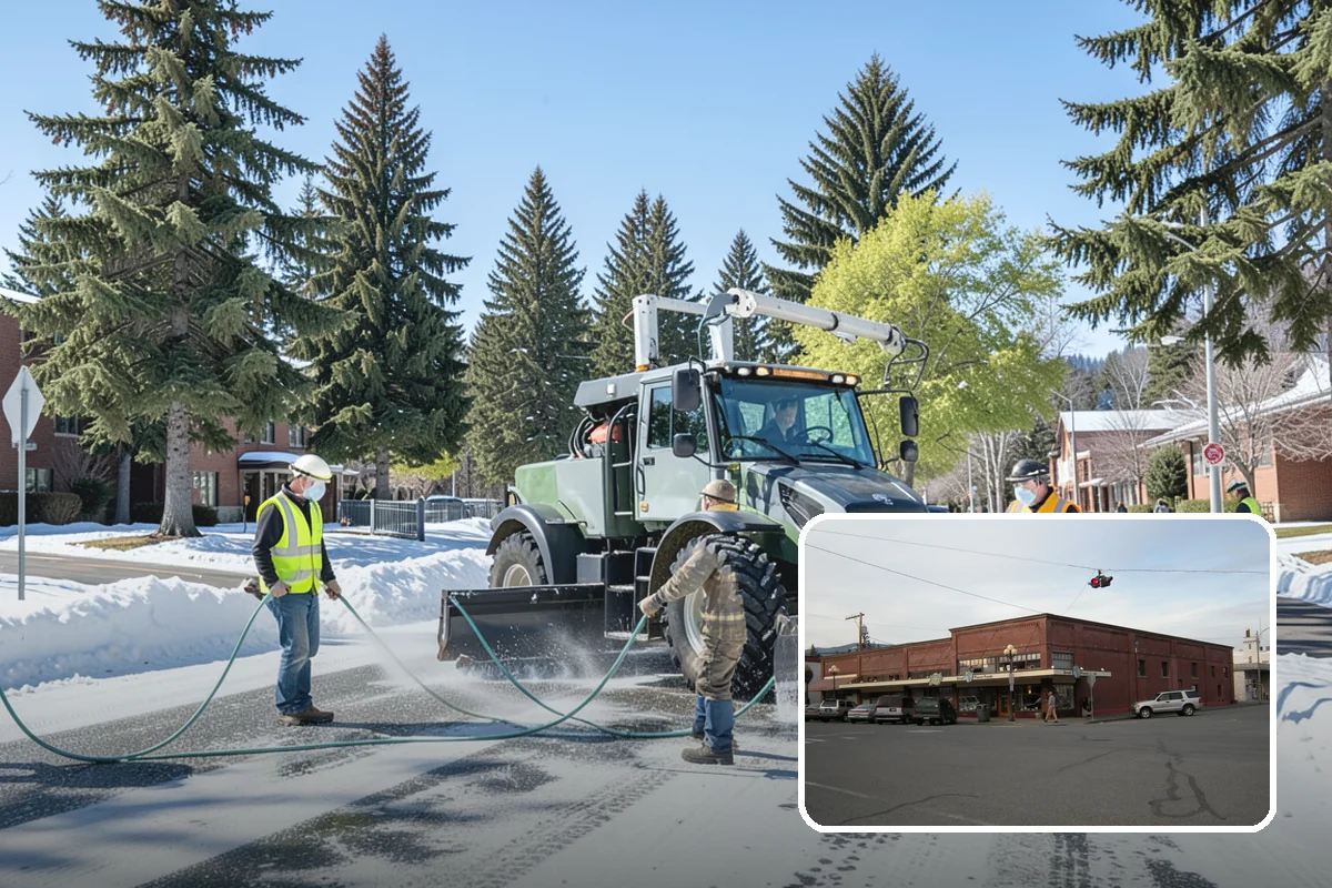 Holiday Tree Recycling in Sedro-Woolley, Skagit County, WA - Trees diverted from landfill