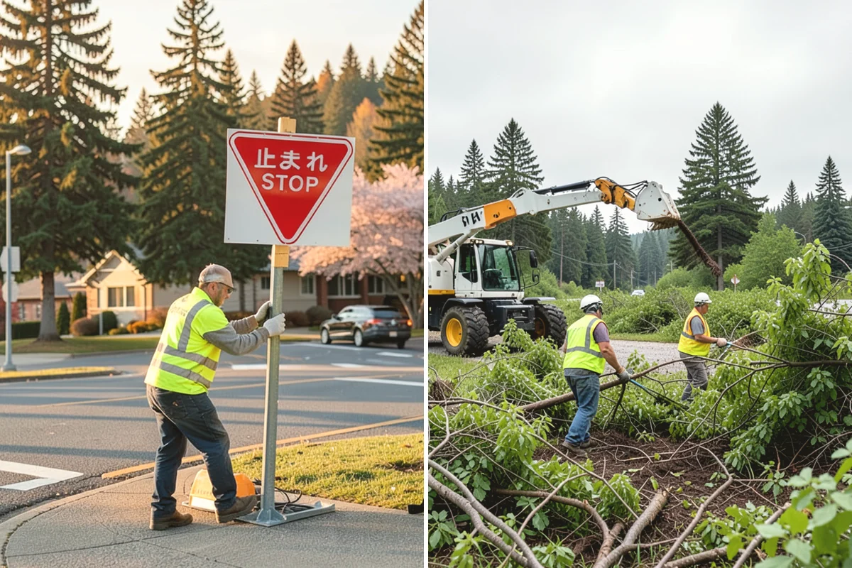 Holiday Tree Recycling in Steilacoom, Pierce County, WA - Set collection points or a pickup window
