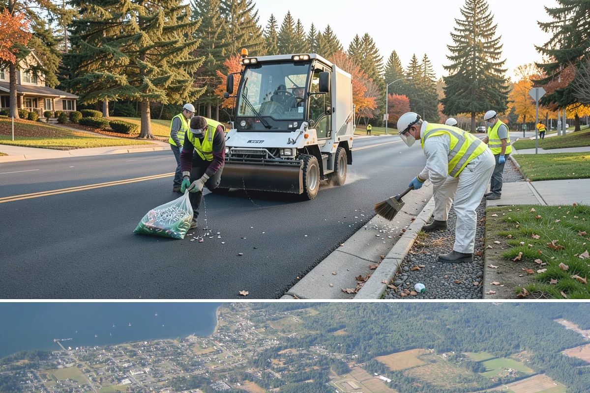 Homeless Encampment Cleanup Support in Coupeville, Island County, WA - Encampment cleanup support is provided year-round in coordination with agency outreach and posted-notice schedules.