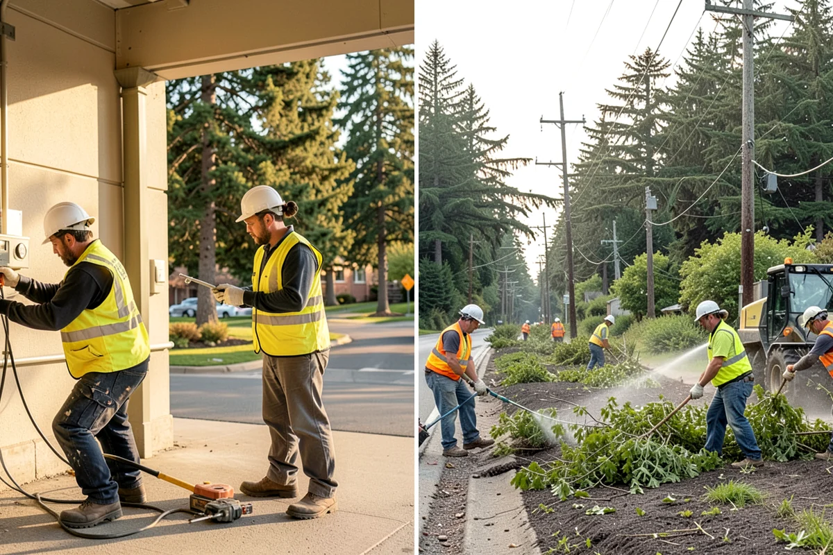 Homeless Encampment Cleanup Support in DuPont, Pierce County, WA - Coordinate with agency and outreach staff on timing and protocol