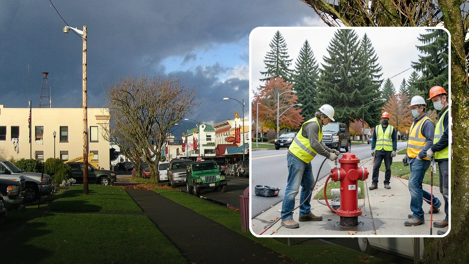 Hydrant Painting in Arlington, Snohomish County, WA - Cleaning and repainting of fire hydrants for visibility, corrosion protection, and color coding.