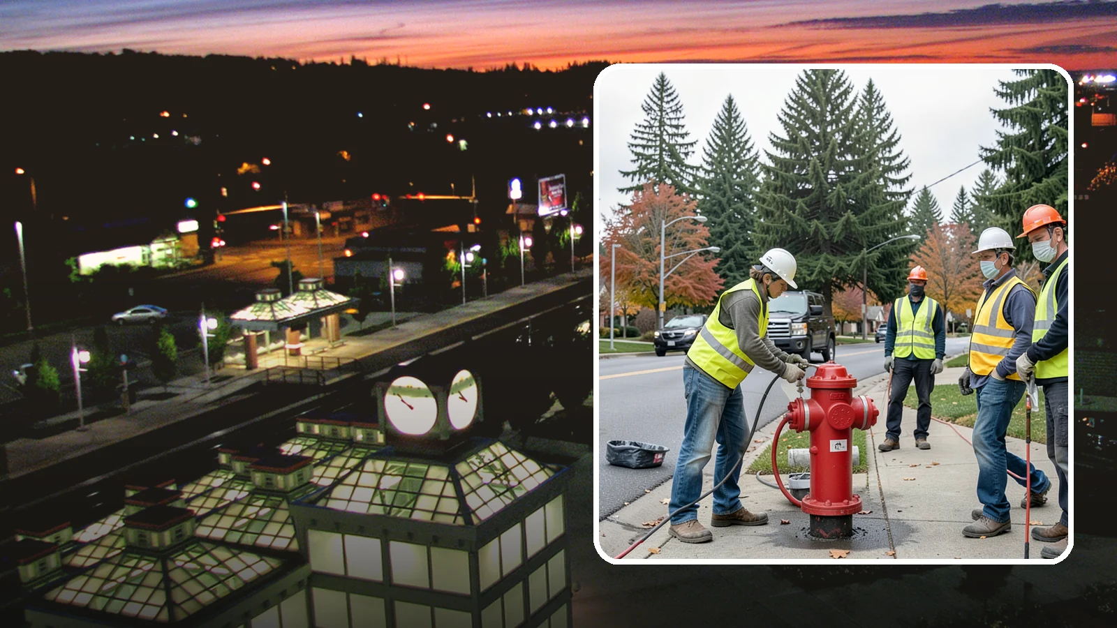 Hydrant Painting in Auburn, King County, WA - Cleaning and repainting of fire hydrants for visibility, corrosion protection, and color coding.