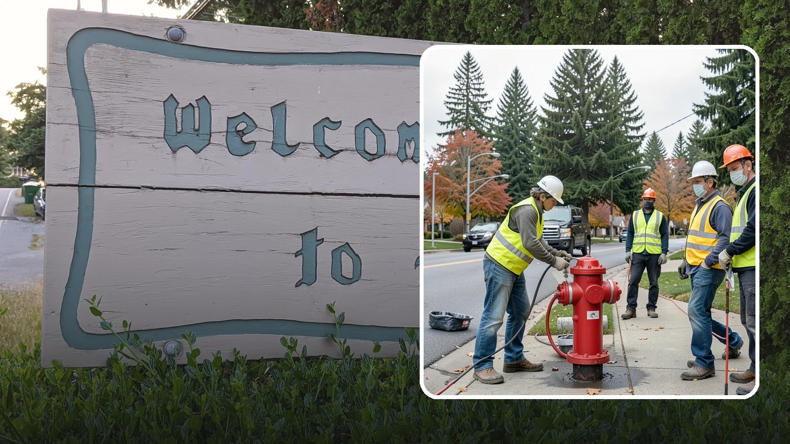 Hydrant Painting in Brier, Snohomish County, WA - Cleaning and repainting of fire hydrants for visibility, corrosion protection, and color coding.