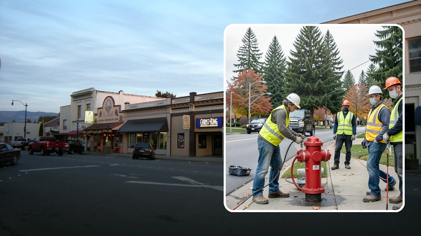 Hydrant Painting in Burlington, Skagit County, WA - Cleaning and repainting of fire hydrants for visibility, corrosion protection, and color coding.