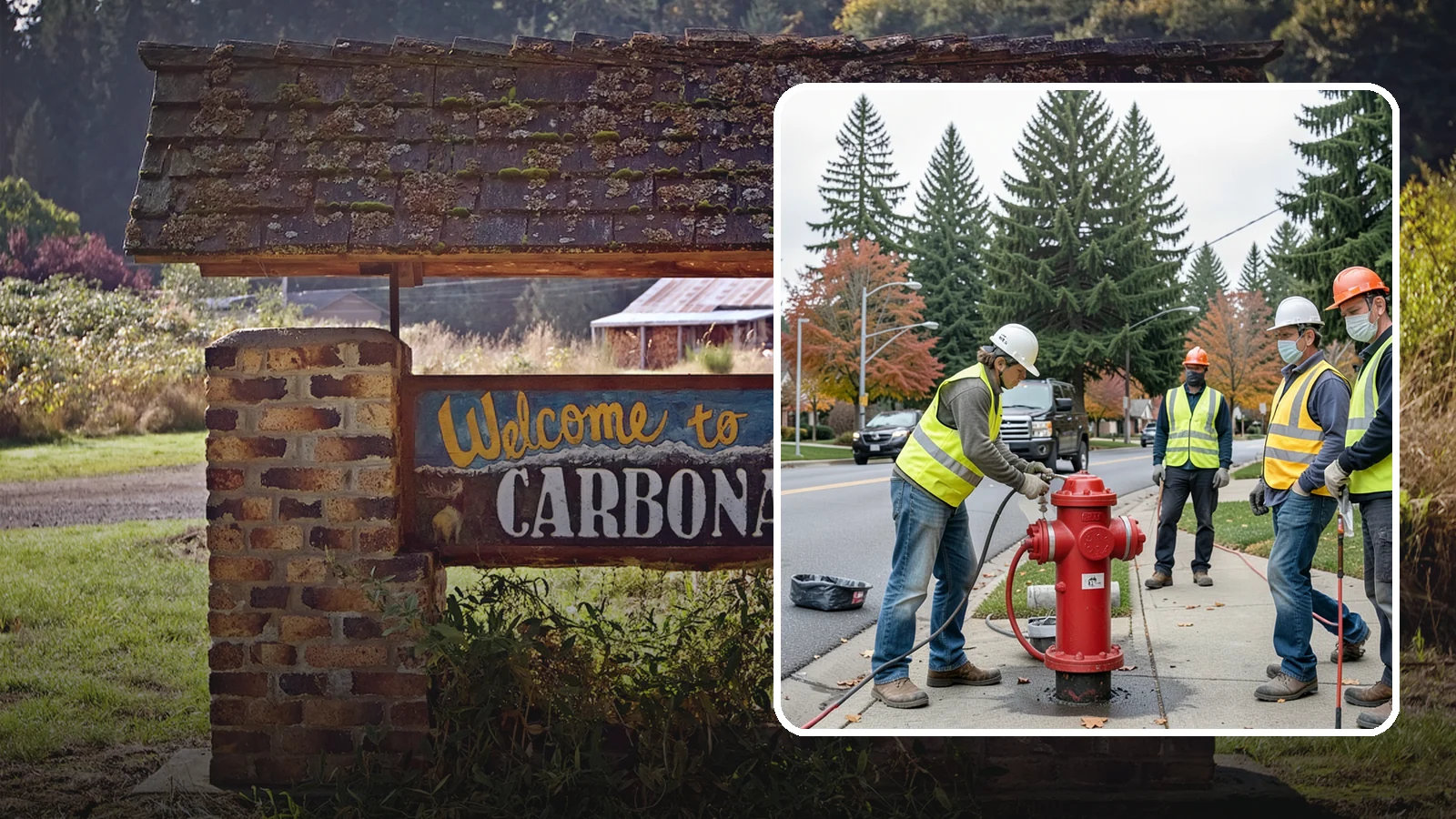 Hydrant Painting in Carbonado, Pierce County, WA - Cleaning and repainting of fire hydrants for visibility, corrosion protection, and color coding.