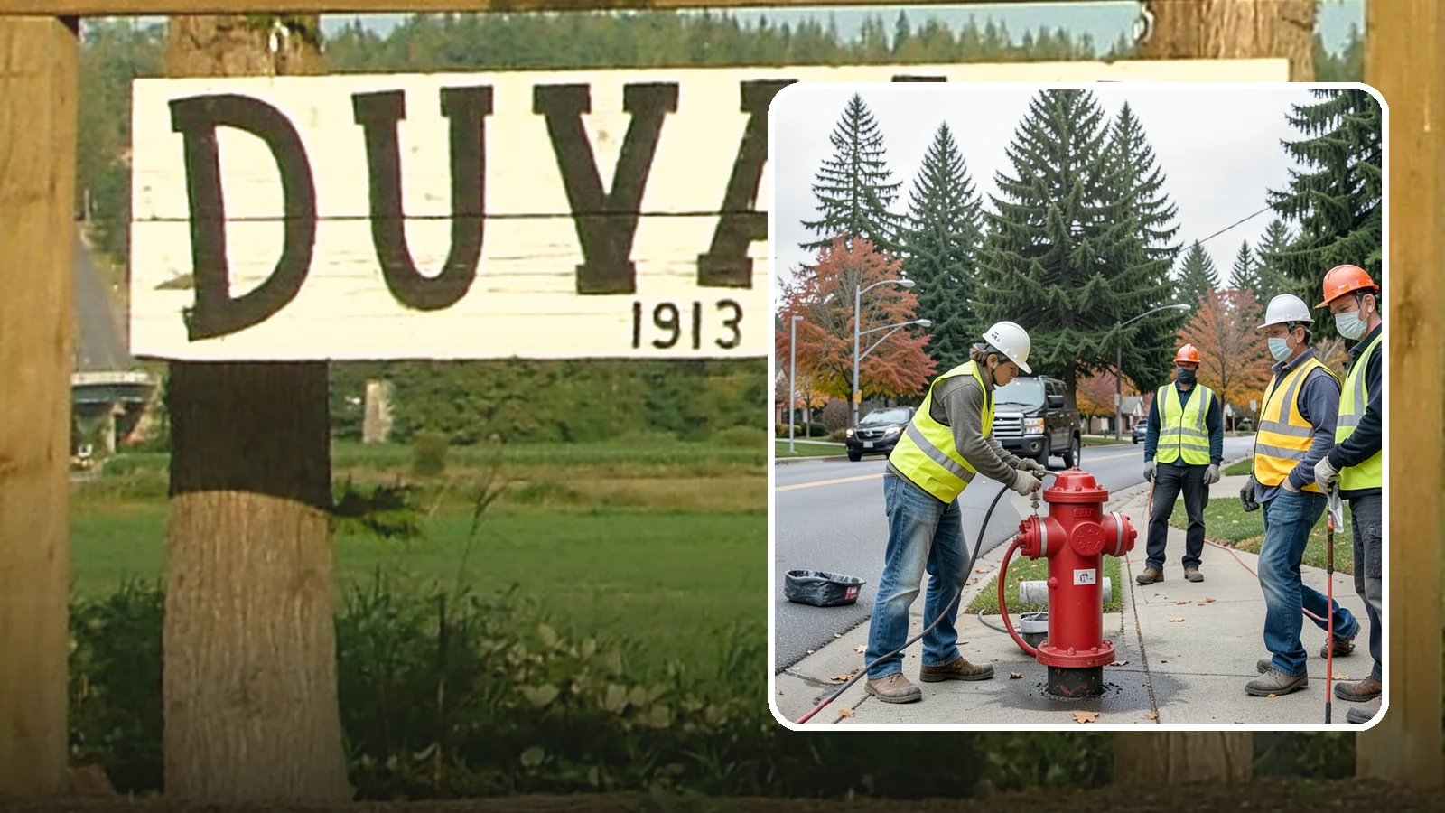 Hydrant Painting in Duvall, King County, WA - Cleaning and repainting of fire hydrants for visibility, corrosion protection, and color coding.