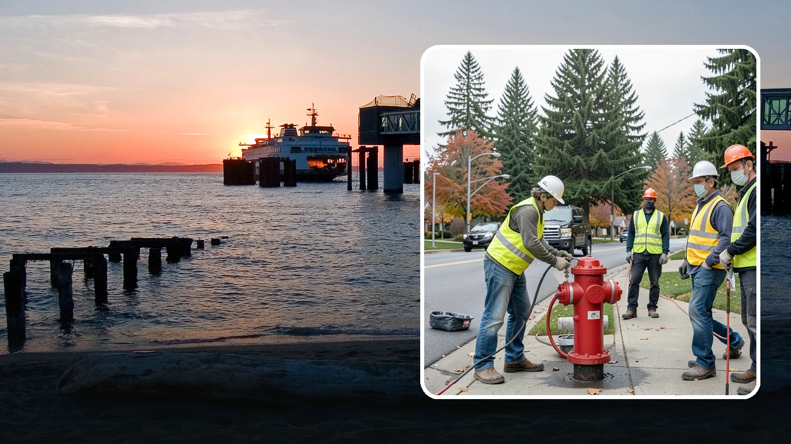 Hydrant Painting in Edmonds, Snohomish County, WA - Cleaning and repainting of fire hydrants for visibility, corrosion protection, and color coding.