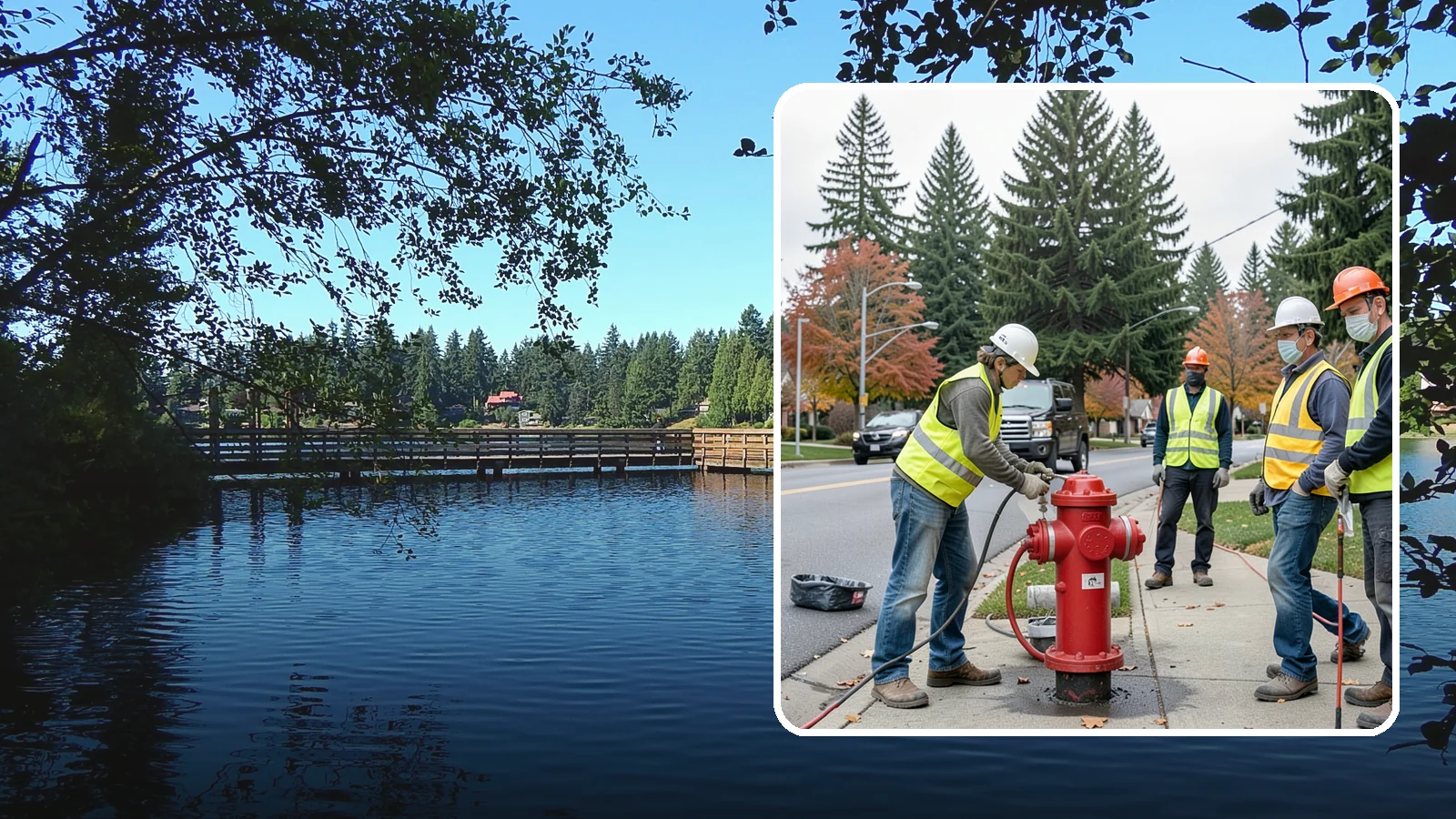 Hydrant Painting in Federal Way, King County, WA - Cleaning and repainting of fire hydrants for visibility, corrosion protection, and color coding.