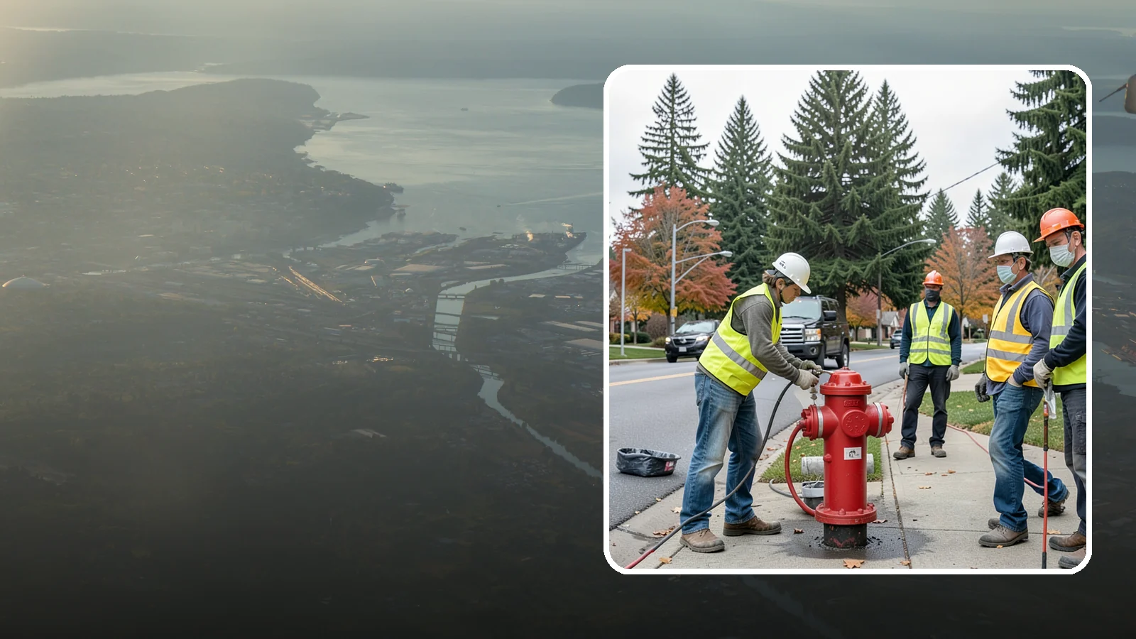 Hydrant Painting in Fife, Pierce County, WA - Cleaning and repainting of fire hydrants for visibility, corrosion protection, and color coding.