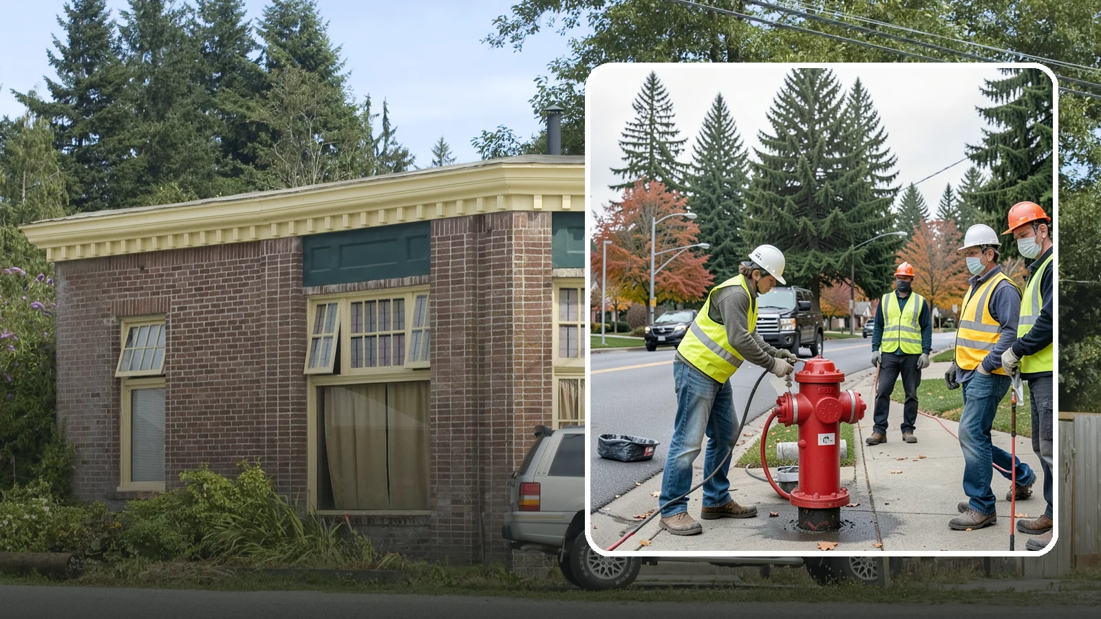 Hydrant Painting in Hamilton, Skagit County, WA - Cleaning and repainting of fire hydrants for visibility, corrosion protection, and color coding.