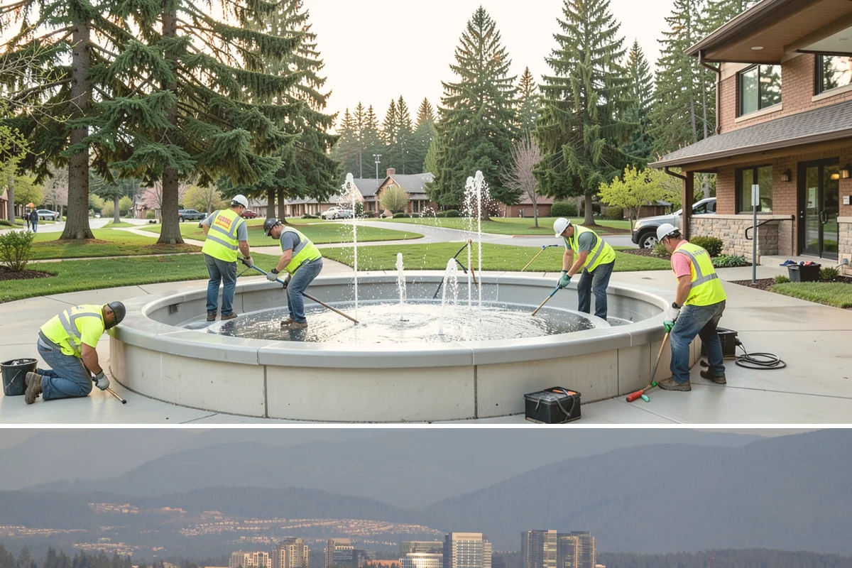 Hydrant Painting in Medina, King County, WA - Hydrant painting is scheduled in dry weather from late spring through early fall for proper coating adhesion and cure.