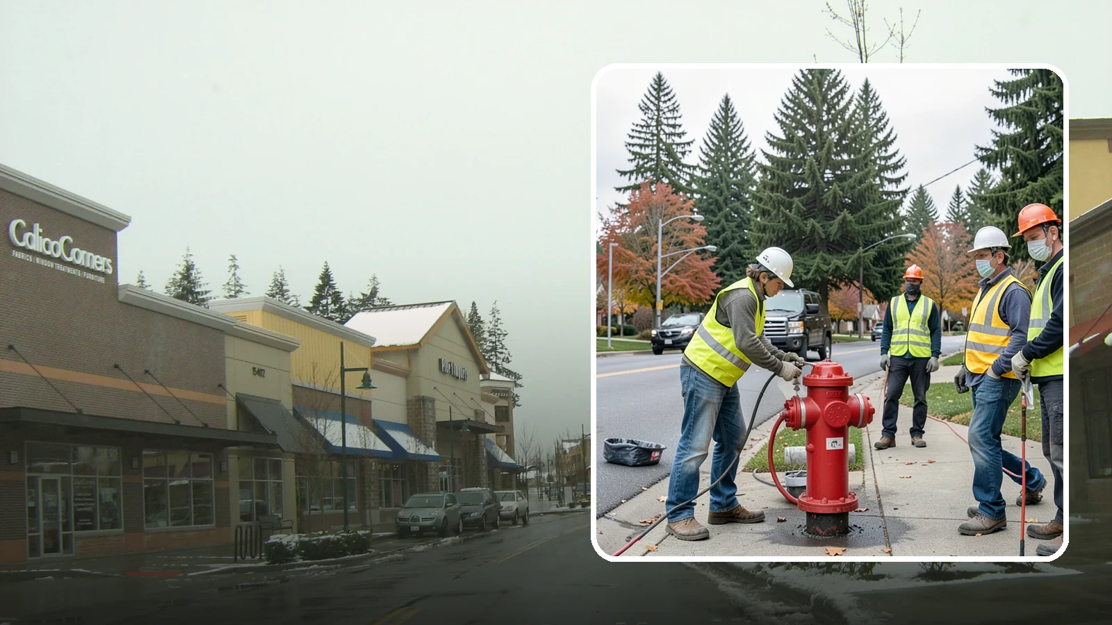 Hydrant Painting in Mill Creek, Snohomish County, WA - Cleaning and repainting of fire hydrants for visibility, corrosion protection, and color coding.