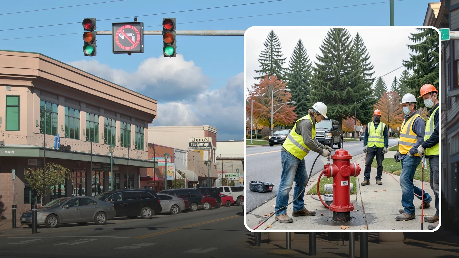 Hydrant Painting in Monroe, Snohomish County, WA - Cleaning and repainting of fire hydrants for visibility, corrosion protection, and color coding.