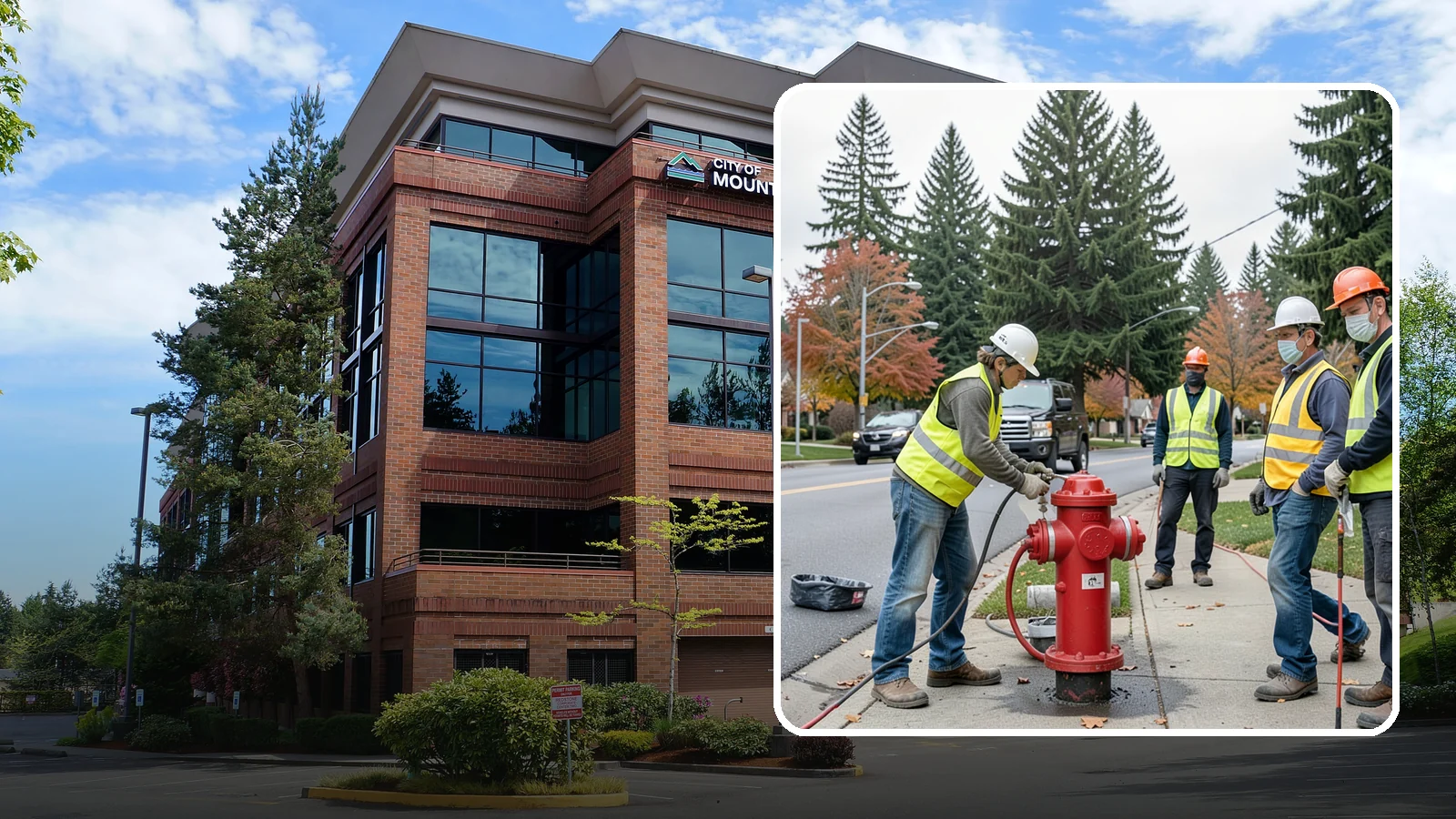 Hydrant Painting in Mountlake Terrace, Snohomish County, WA - Cleaning and repainting of fire hydrants for visibility, corrosion protection, and color coding.
