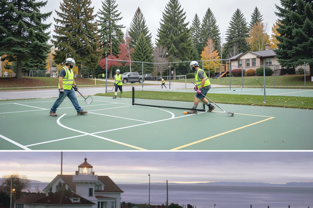 Hydrant Painting in Mukilteo, Snohomish County, WA - Hydrant painting is scheduled in dry weather from late spring through early fall for proper coating adhesion and cure.