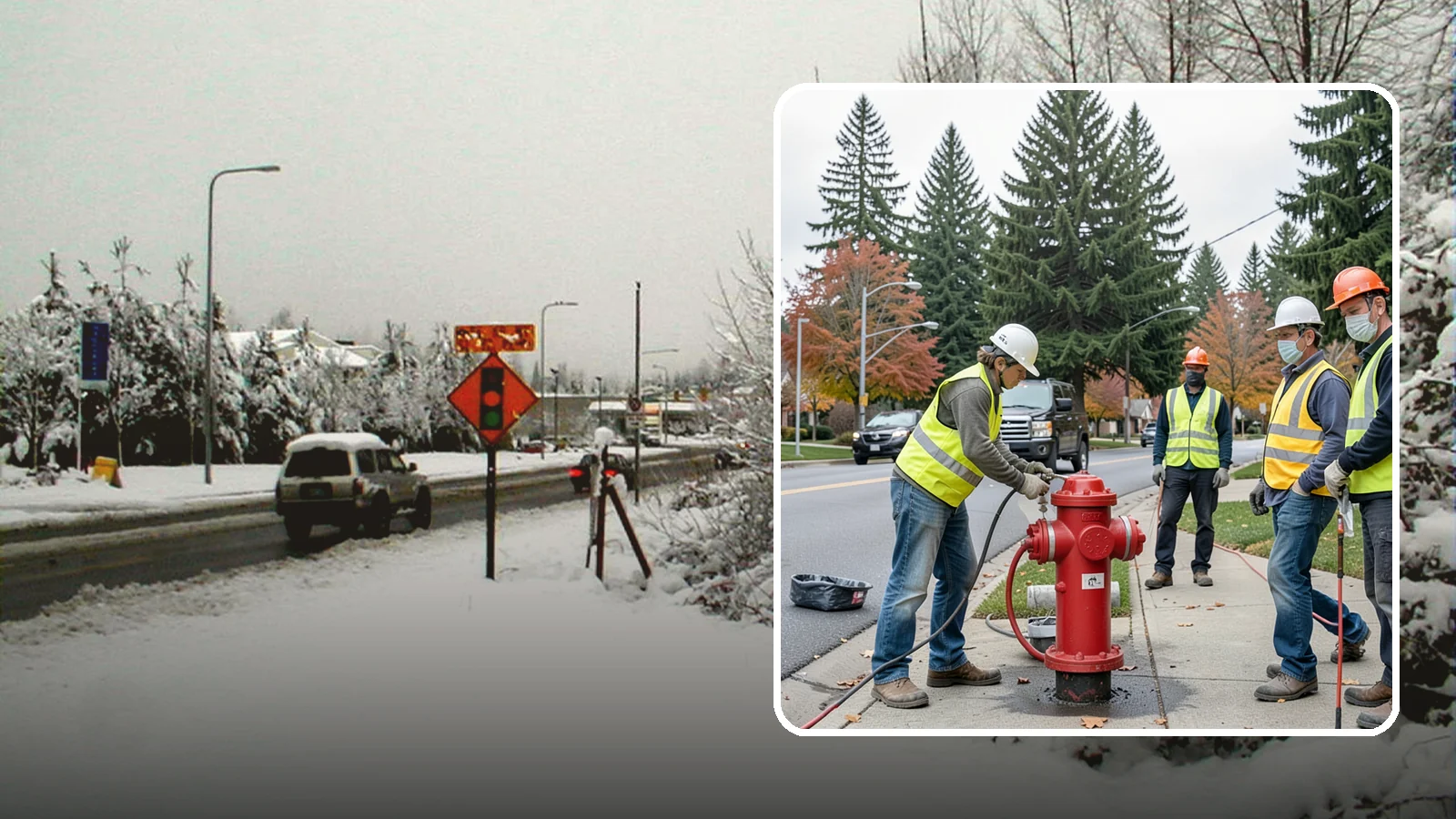 Hydrant Painting in Newcastle, King County, WA - Cleaning and repainting of fire hydrants for visibility, corrosion protection, and color coding.