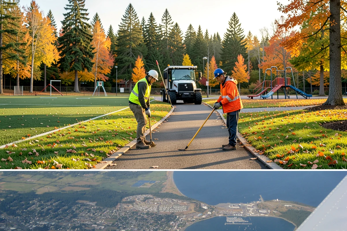 Hydrant Painting in Oak Harbor, Island County, WA - Hydrant painting is scheduled in dry weather from late spring through early fall for proper coating adhesion and cure.