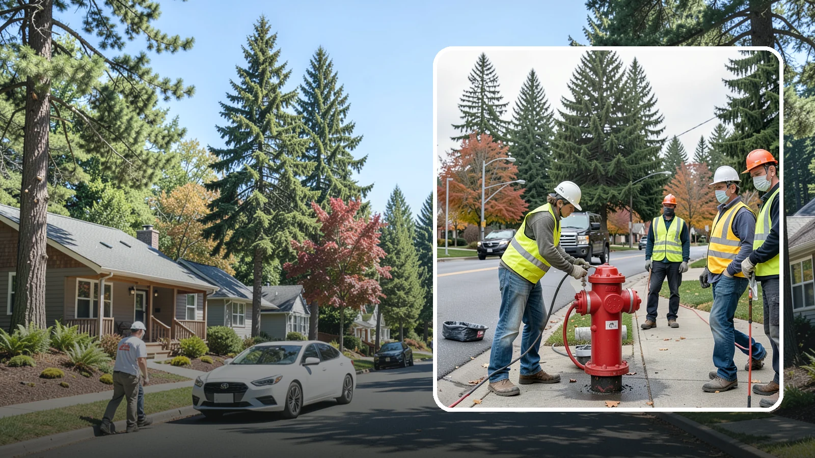 Hydrant Painting in Orting, Pierce County, WA - Cleaning and repainting of fire hydrants for visibility, corrosion protection, and color coding.