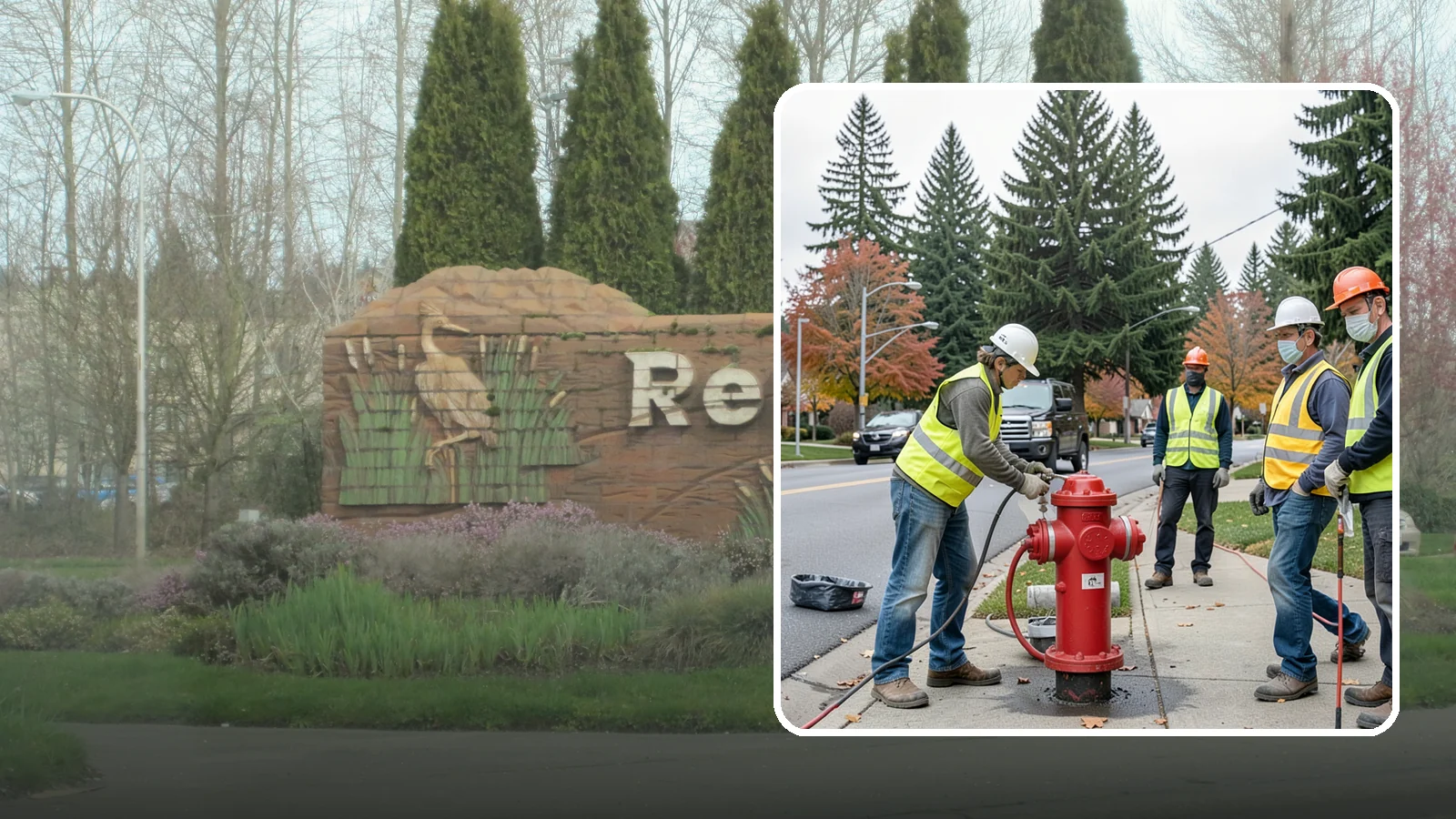 Hydrant Painting in Renton, King County, WA - Cleaning and repainting of fire hydrants for visibility, corrosion protection, and color coding.