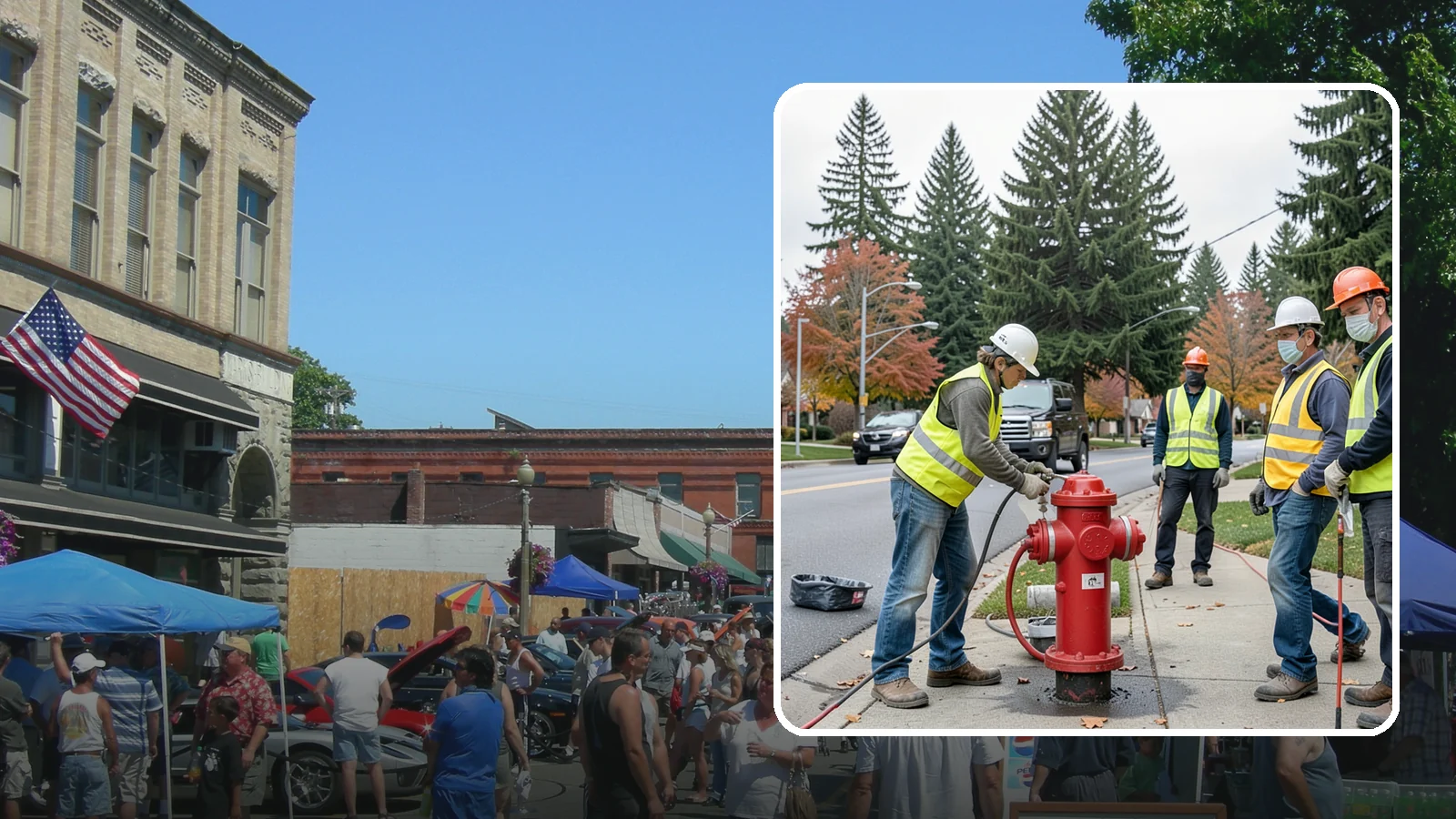 Hydrant Painting in Snohomish, Snohomish County, WA - Cleaning and repainting of fire hydrants for visibility, corrosion protection, and color coding.