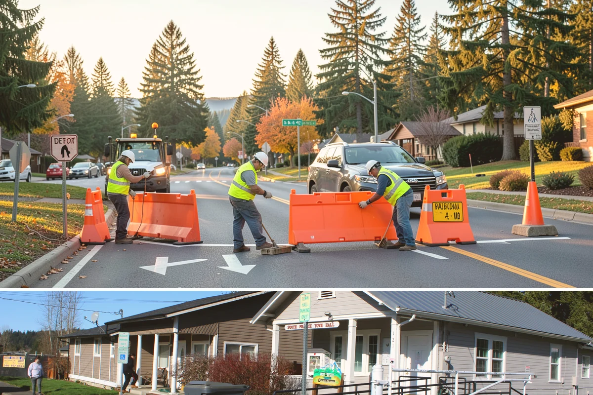 Hydrant Painting in South Prairie, Pierce County, WA - Hydrant painting is scheduled in dry weather from late spring through early fall for proper coating adhesion and cure.