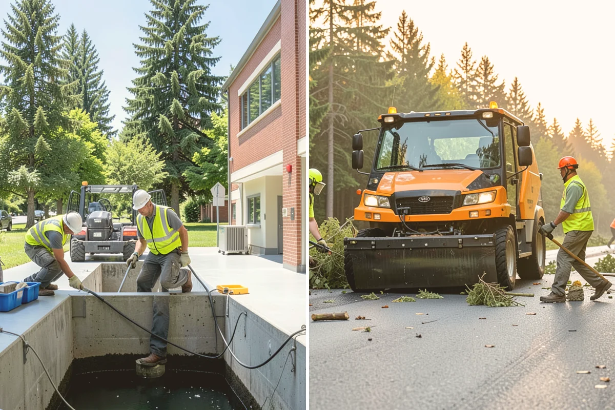 Ice Control in Algona, King County, WA - Monitor pavement temperatures and forecasts for freeze events