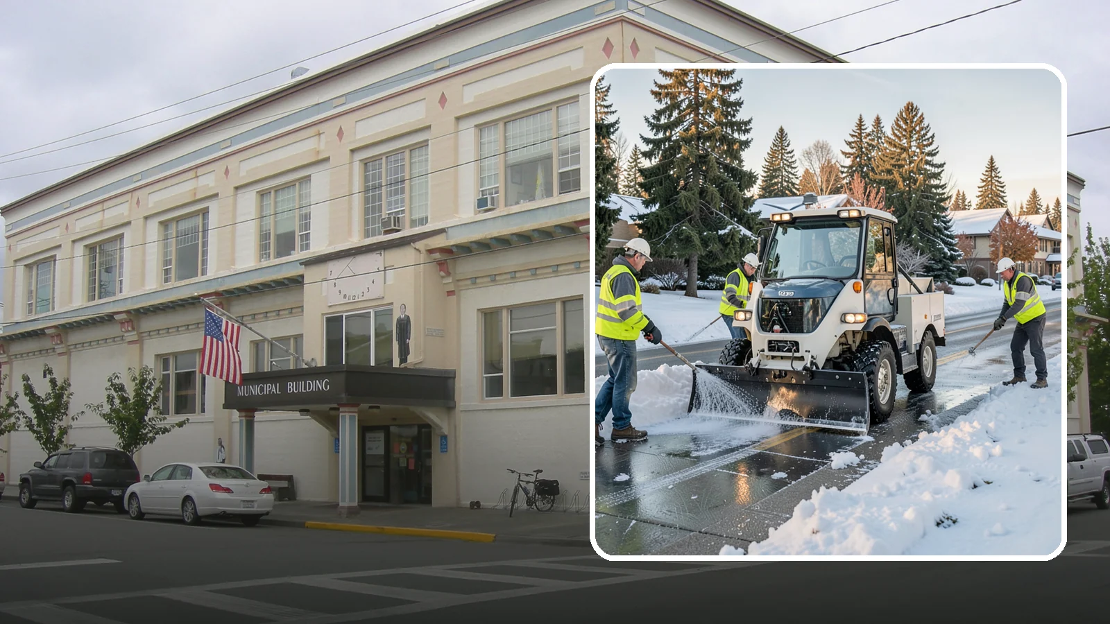 Ice Control in Anacortes, Skagit County, WA - Proactive and reactive ice control for roads, lots, and walkways to reduce hazards during freezing conditions.