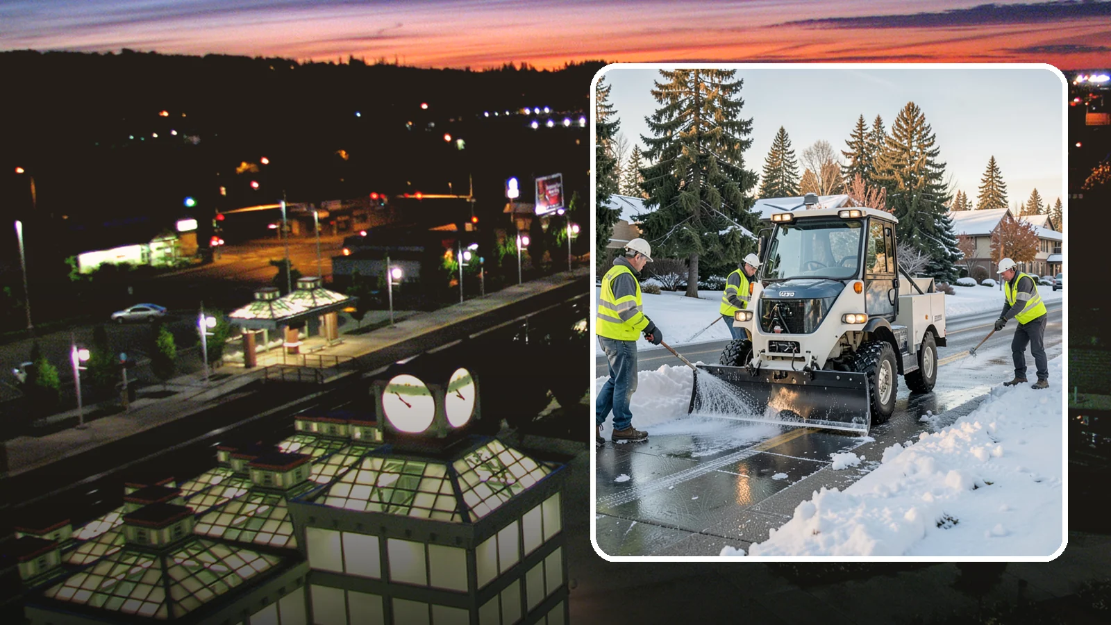 Ice Control in Auburn, King County, WA - Proactive and reactive ice control for roads, lots, and walkways to reduce hazards during freezing conditions.