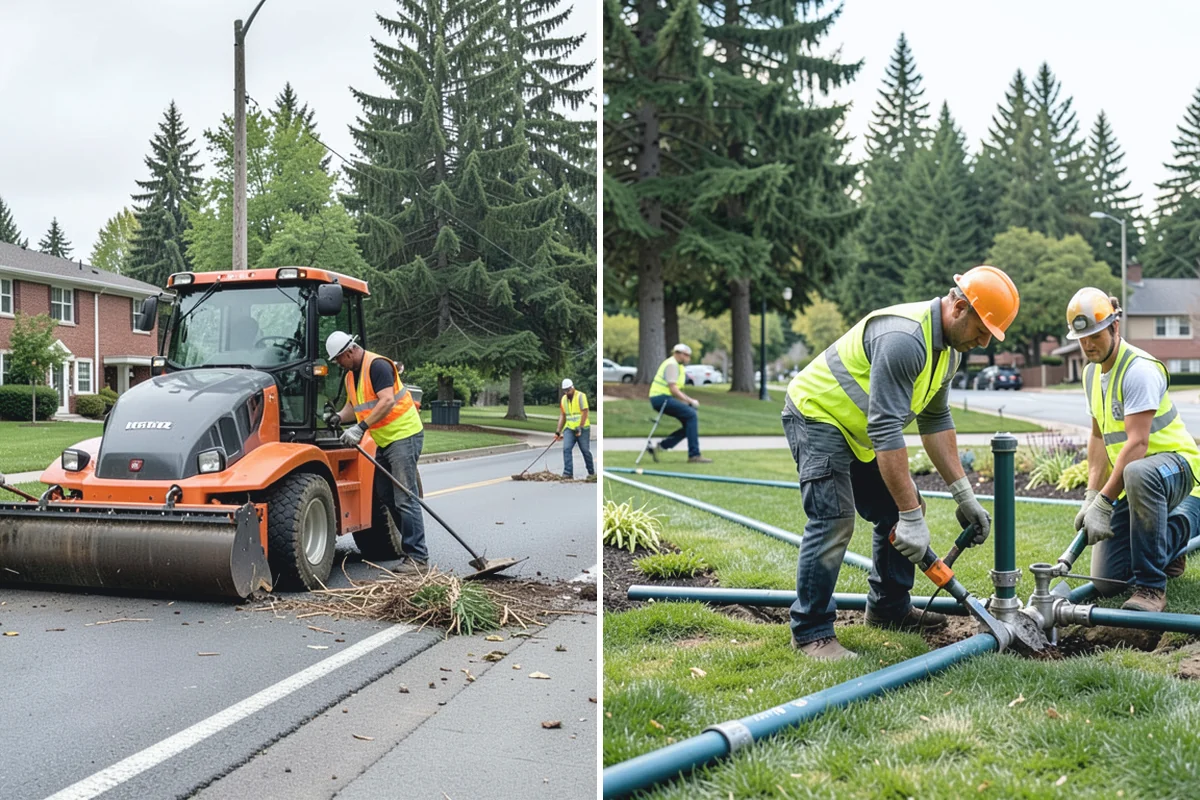 Ice Control in Auburn, King County, WA - Monitor pavement temperatures and forecasts for freeze events