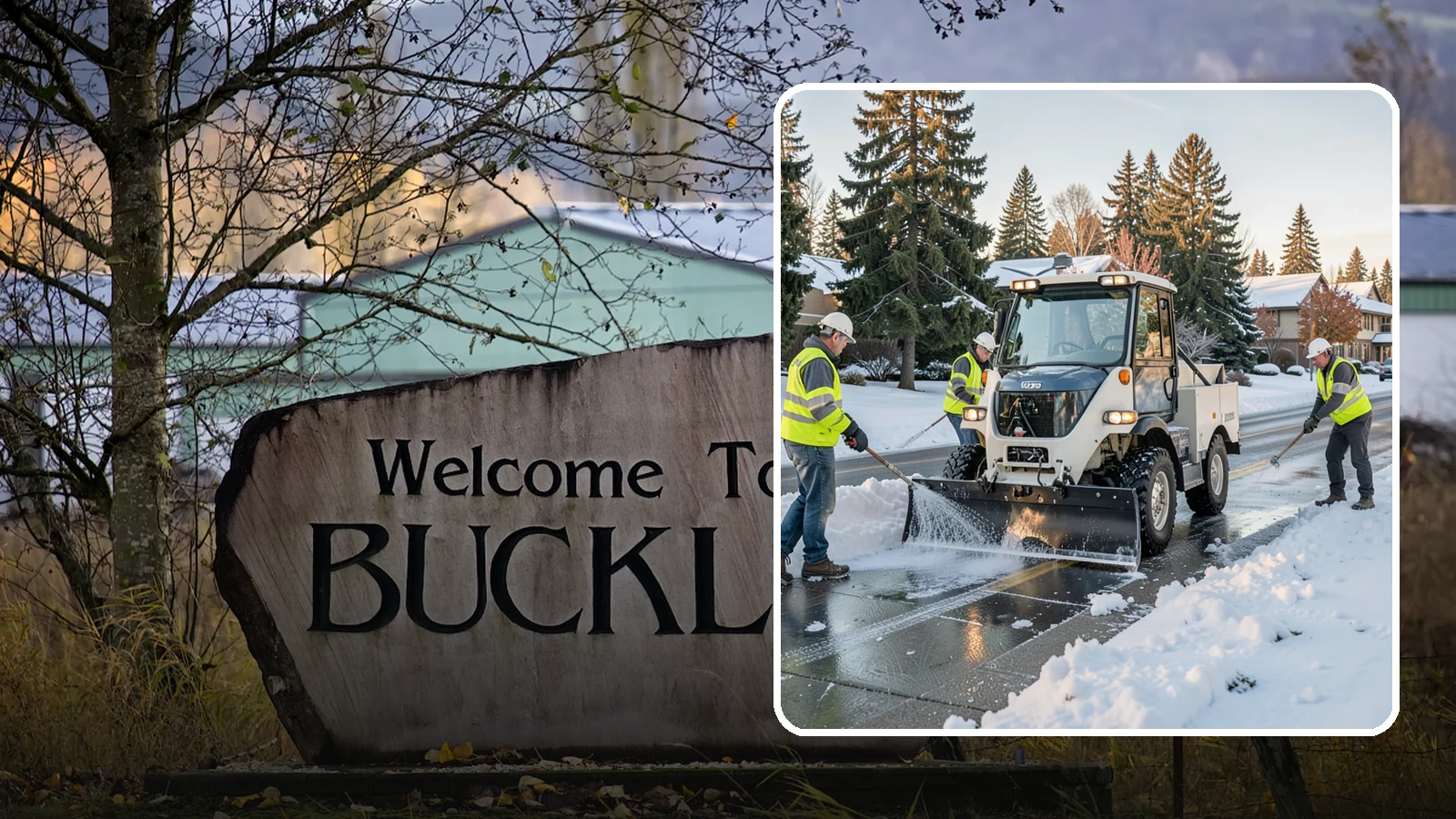 Ice Control in Buckley, Pierce County, WA - Proactive and reactive ice control for roads, lots, and walkways to reduce hazards during freezing conditions.