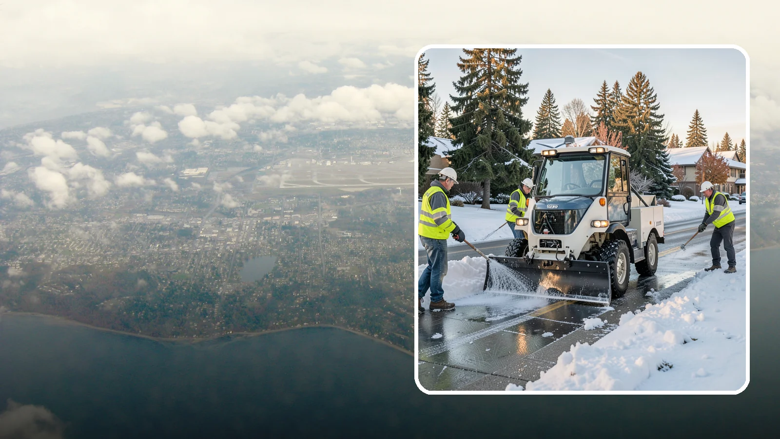 Ice Control in Burien, King County, WA - Proactive and reactive ice control for roads, lots, and walkways to reduce hazards during freezing conditions.