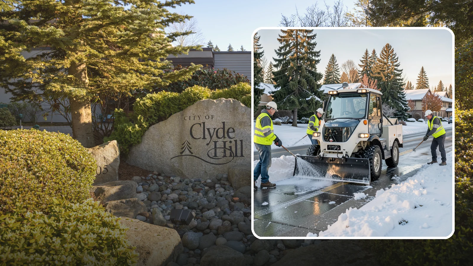 Ice Control in Clyde Hill, King County, WA - Proactive and reactive ice control for roads, lots, and walkways to reduce hazards during freezing conditions.