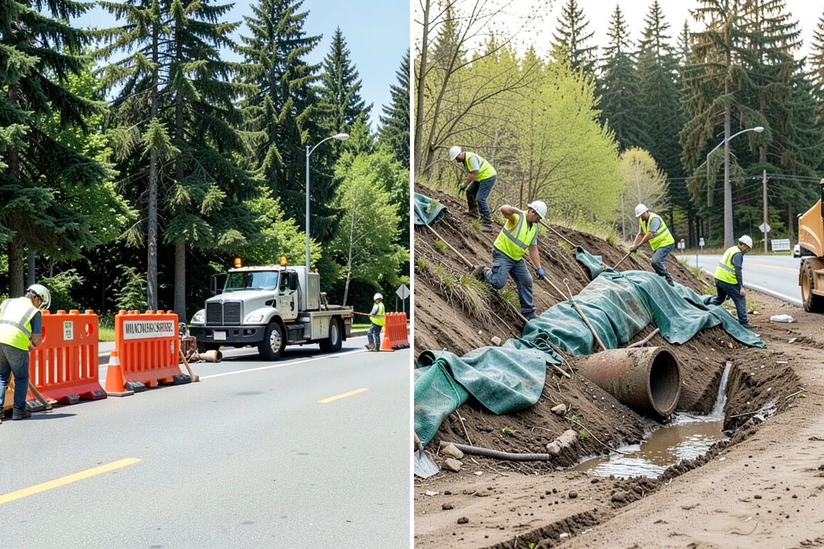 Ice Control in Clyde Hill, King County, WA - Monitor pavement temperatures and forecasts for freeze events